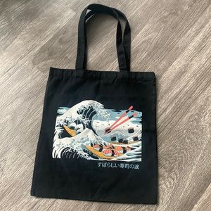 Sushi Wave Tote Bag